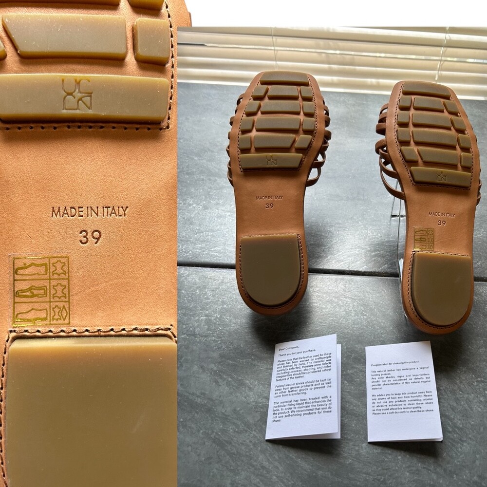 Ulla Johnson Althea Cage Sandals in Pecan Brown - Picture 9 of 10